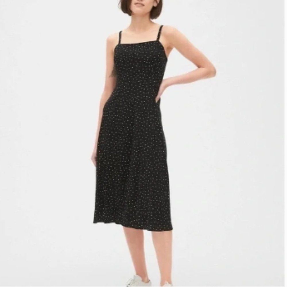 GAP Polka Dot Maxi Dress - Adjustable Straps size small